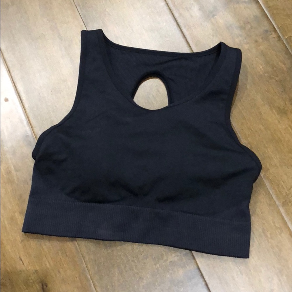 Nike padded sports bra Black Small